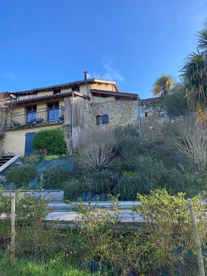 Maison de campagne avec piscine